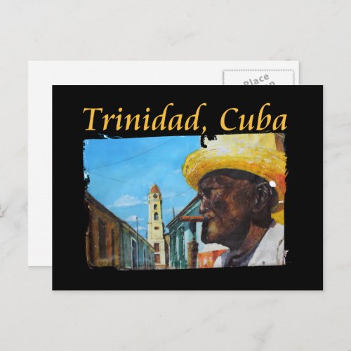 Trinidad Cuba _ Cuban Cigar Art Postcard