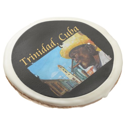 Trinidad Cuba _ Cuban Cigar Art Sugar Cookie