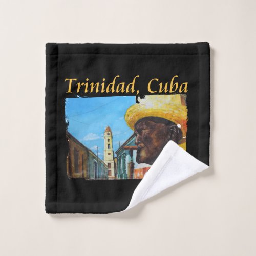 Trinidad Cuba _ Cuban Cigar Art Wash Cloth