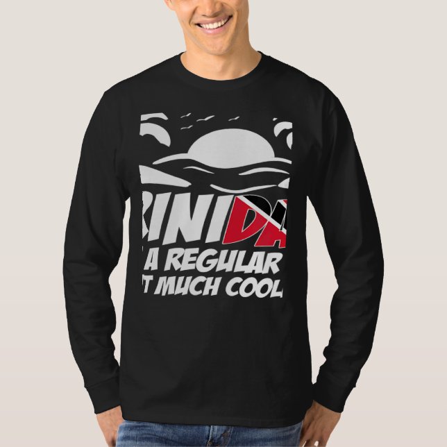 Trinidad Dad Tobago Trinidad Flag Trinidadian Coun T-Shirt (Front)