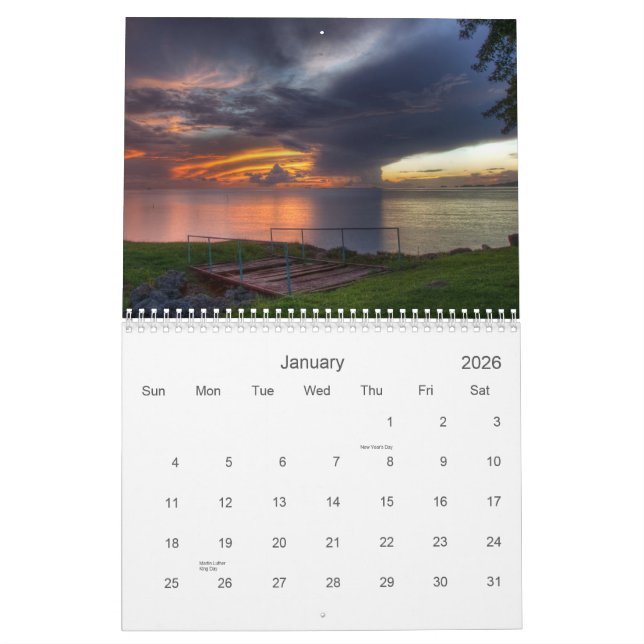 Trinidad Dream Scenes by Wendell SJ Reyes Calendar (Jan 2026)