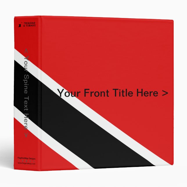 Trinidad Flag Binder (Front/Spine)