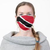 Trinidad Flag Cloth Face Mask (Worn)