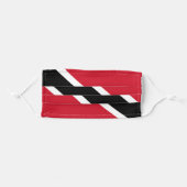 Trinidad Flag Cloth Face Mask (Front, Folded)