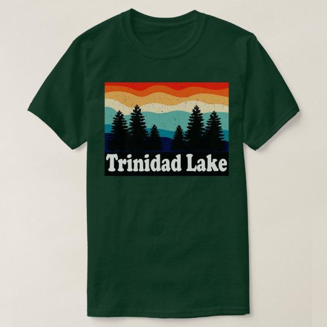 Trinidad Lake Colorado Retro T-Shirt (Design Front)