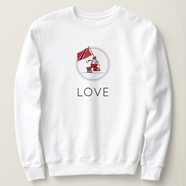 Trinidad Love | Modern Minimalist Sweat-shirt Sweatshirt (Design Front)