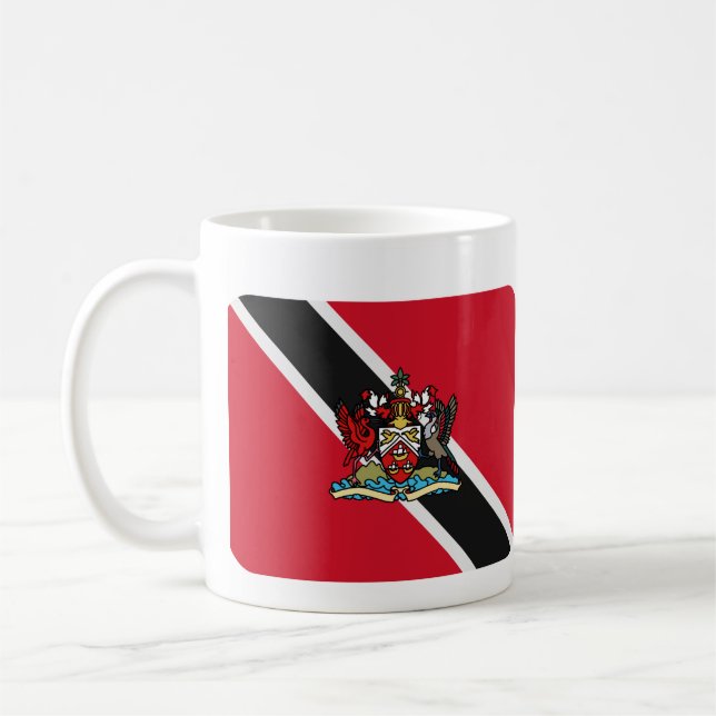 Trinidad Mug | Caribbean Flag Graffiti | Trini Gif (Left)