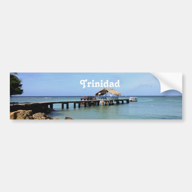 Trinidad Pier Bumper Sticker (Front)