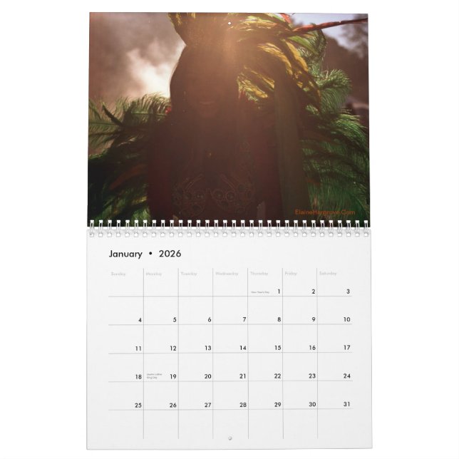 Trinidad / Rio Brazil Carnival Calendar (Jan 2026)