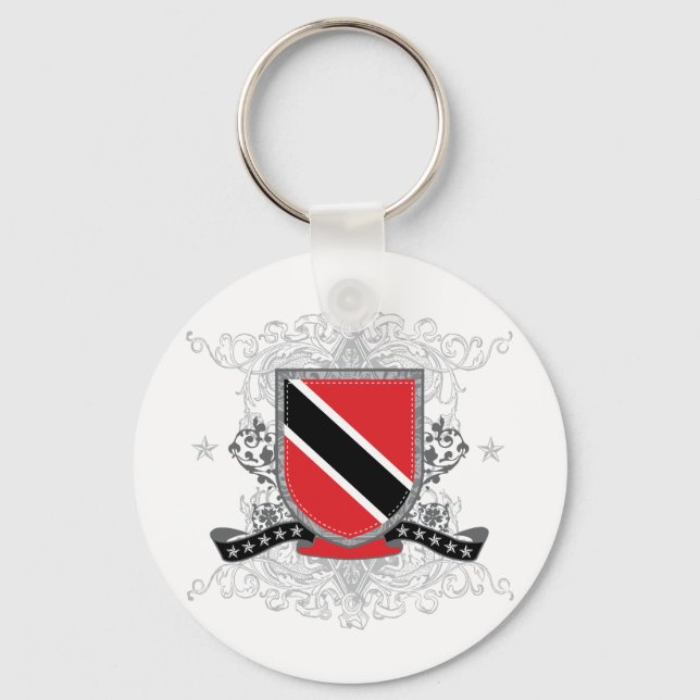 Trinidad Shield Keychain (Front)