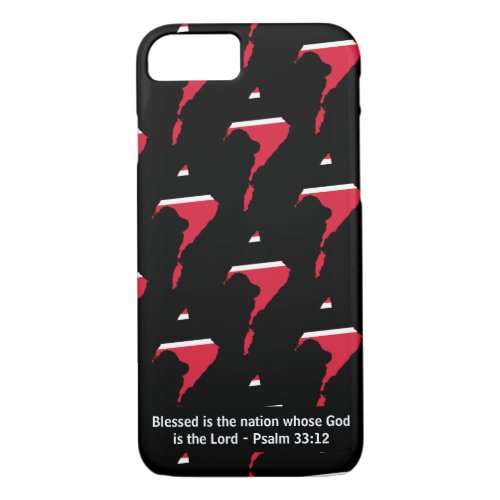 TRINIDAD TOBAGO Blessed Nation Christian iPhone 87 Case