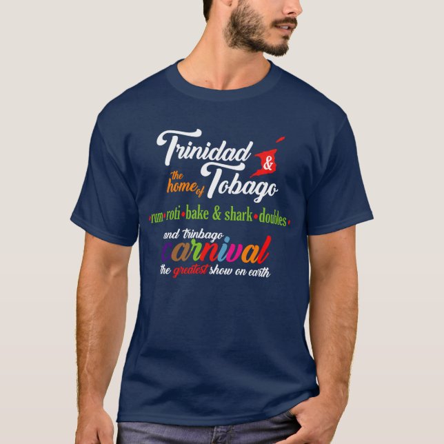 Trinidad & Tobago Carnival Island Favorites T-Shirt (Front)