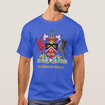 Trinidad & Tobago Coa T-shirt by NativeSon01 at Zazzle