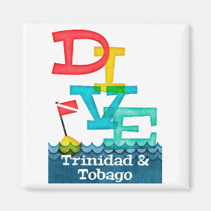Trinidad & Tobago Dive - Colorful Scuba Magnet