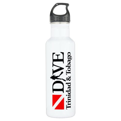 Trinidad  Tobago DV4 Stainless Steel Water Bottle