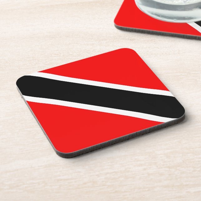 Trinidad & Tobago Flag  Beverage Coaster (Left Side)
