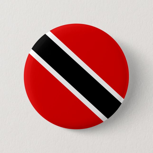 Trinidad Tobago Flag Button (Front)