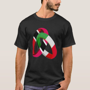 Trinidad&Tobago Flag Italy Grown Ring Marriage Wed T-Shirt