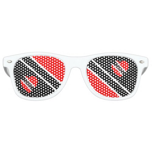 Trinidad  Tobago Flag Retro Sunglasses