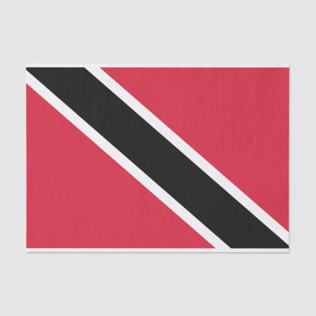 Trinidad & Tobago Flag Tissue Paper (Front)