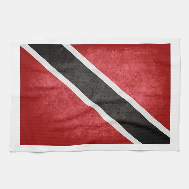 Trinidad & Tobago Flag; Towel (Horizontal)