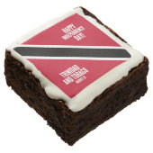 Trinidad & Tobago Independence Day National Flag Brownie (Angled)