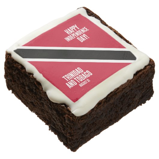 Trinidad & Tobago Independence Day National Flag Brownie (Angled)
