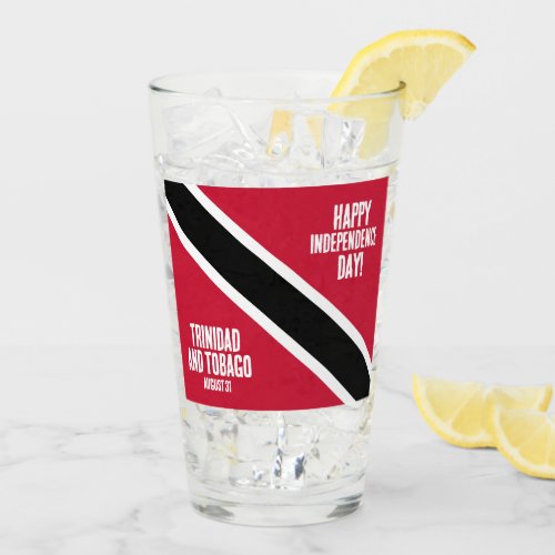 Trinidad  Tobago Independence Day National Flag Glass