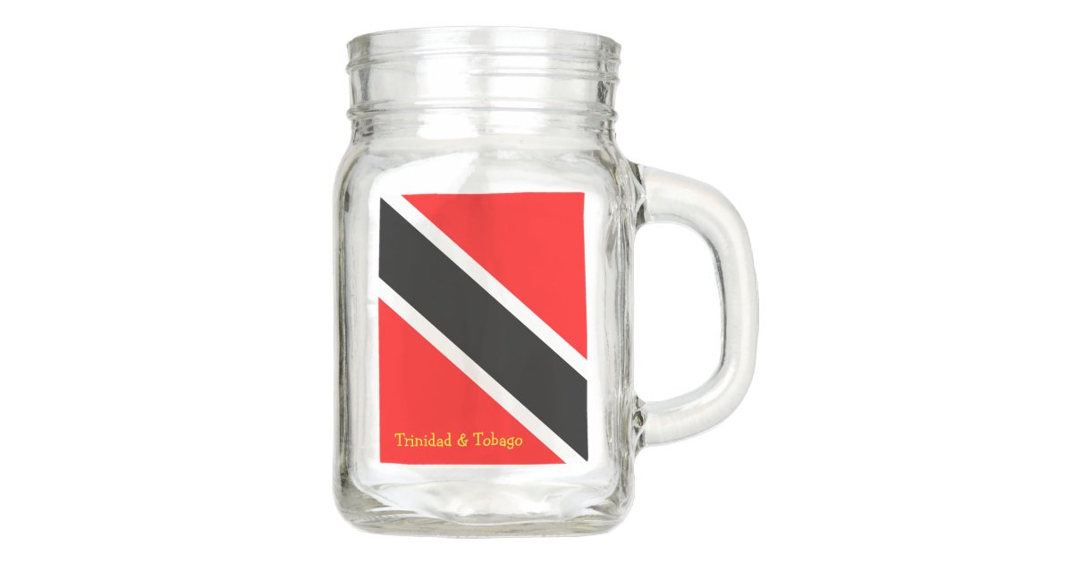 Trinidad/Tobago Mason Jar Zazzle