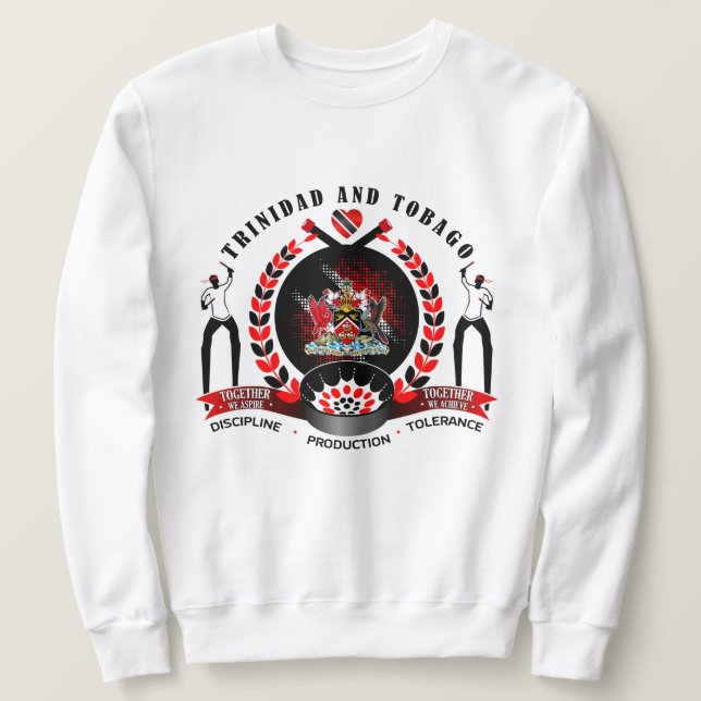 Trinidad & Tobago - National Pride Sweatshirt (Design Front)