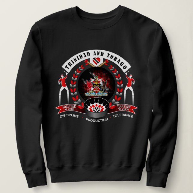 Trinidad & Tobago - National Pride Sweatshirt (Design Front)