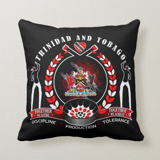 Trinidad & Tobago National Pride Throw Pillow