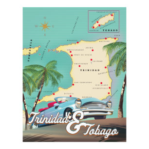 Trinidad & Tobago travel poster
