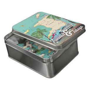 Trinidad & Tobago travel poster Jigsaw Puzzle