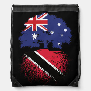 Trinidad Tobago Trinidadian Australian Australia Drawstring Bag