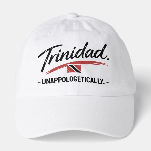 Trinidad Unapologetically Pride BLACK TEXT Hat (Front)