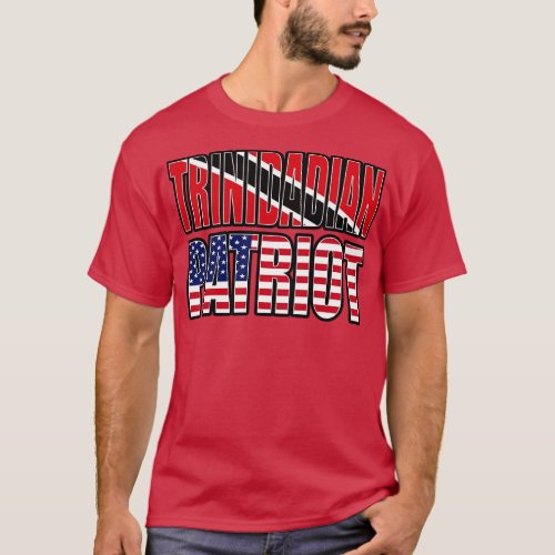 Trinidadian American Patriot Pride Heritage Flag G T_Shirt