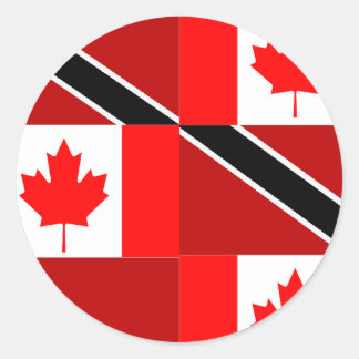 Trinidadian-Canadian Classic Round Sticker