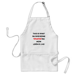 trinidadian mom, awesome adult apron