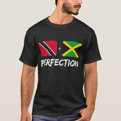 Trinidadian Plus Jamaican Perfection Mix Heritage  T_Shirt