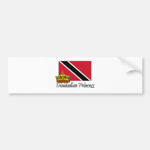 Trinidadian Princess Bumper Sticker