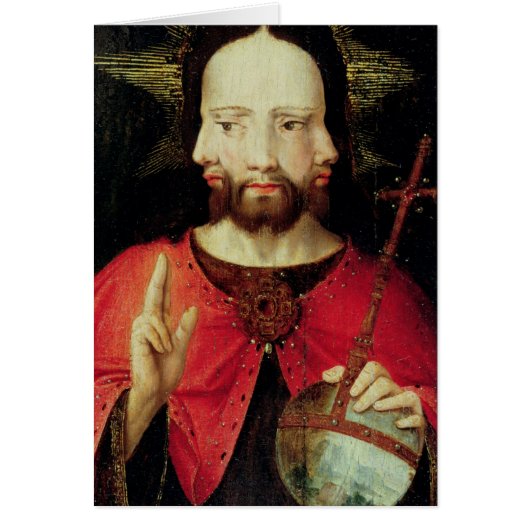 Trinitarian Christ, c.1500 Cards (Front)