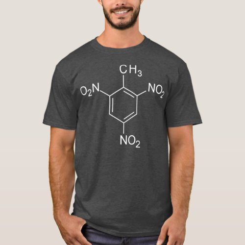 Trinitrotoluene TNT Chemical Structure  T_Shirt