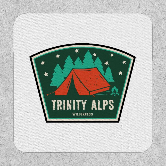 Trinity Alps Wilderness California Camping Patch (Front)