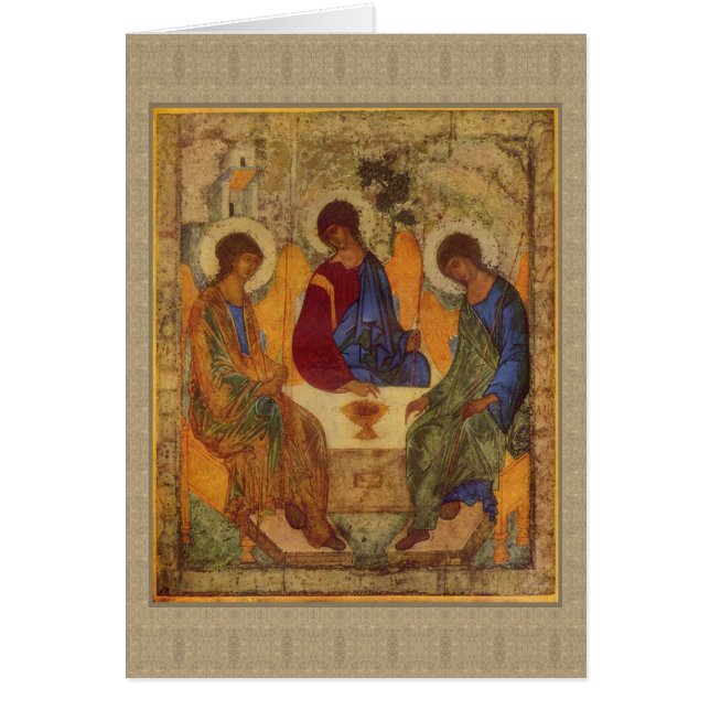Trinity Angels At Mamre Cards (Front)