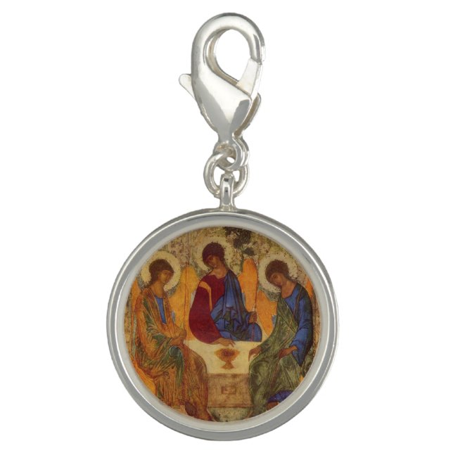 Trinity Angels At Mamre  Charm (Front)