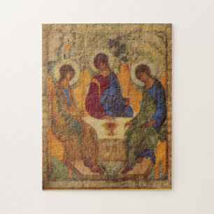 Trinity Angels At Mamre Jigsaw Puzzle