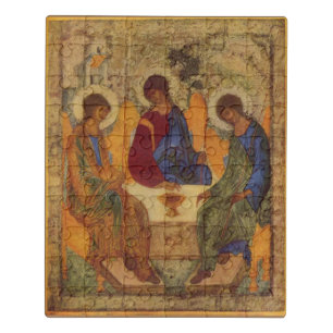 Trinity Angels At Mamre Jigsaw Puzzle