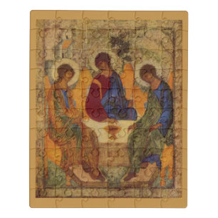 Trinity Angels At Mamre Jigsaw Puzzle