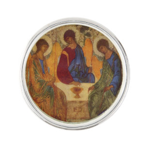 Trinity Angels At Mamre  Lapel Pin